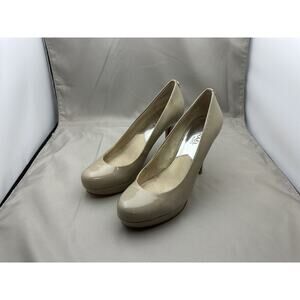 MICHAEL Michael Kors Nude Beige Ionna Pump Platform Round Toe Stiletto 7.5M